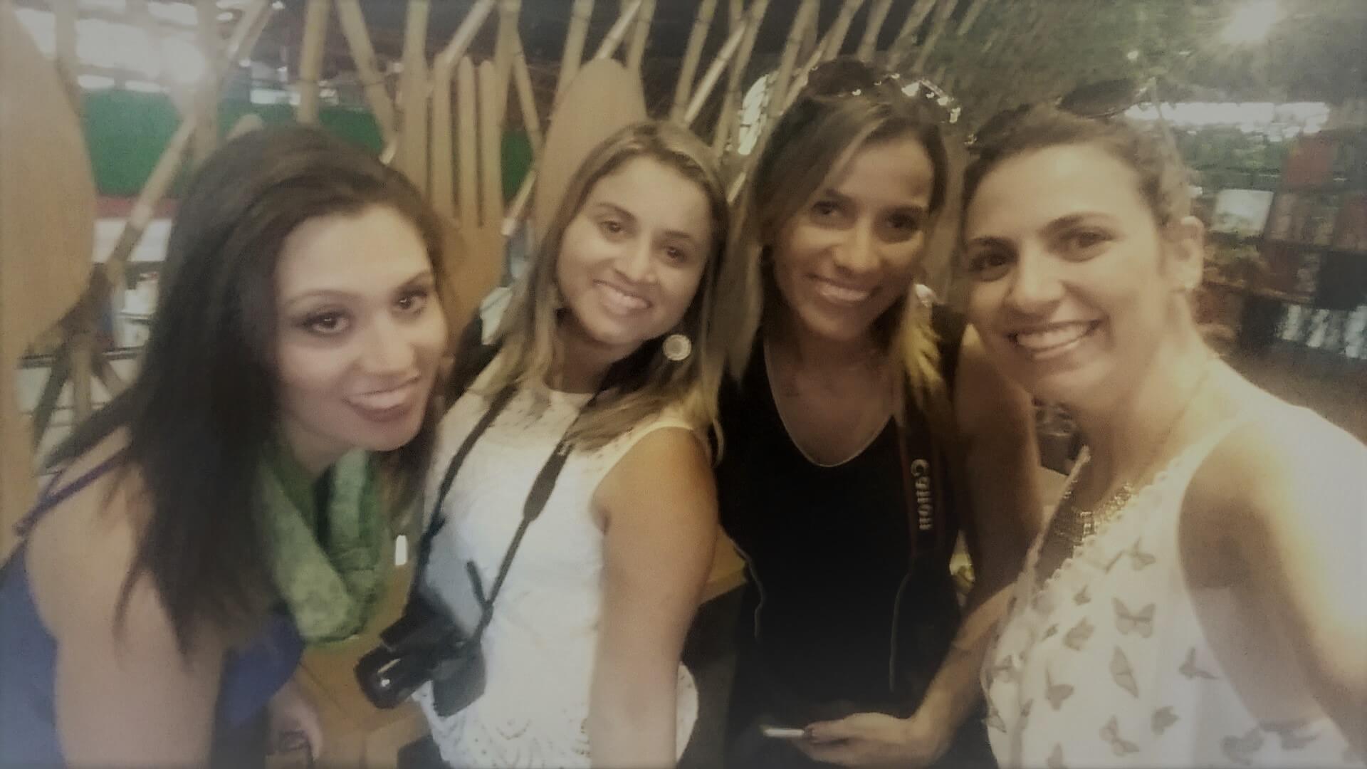 Blogueiras de viagem no Mercado central de BH