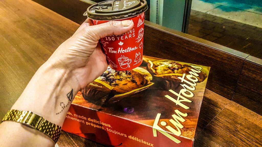 Frech Vanilla do Tim Hortons - café da manha no canada